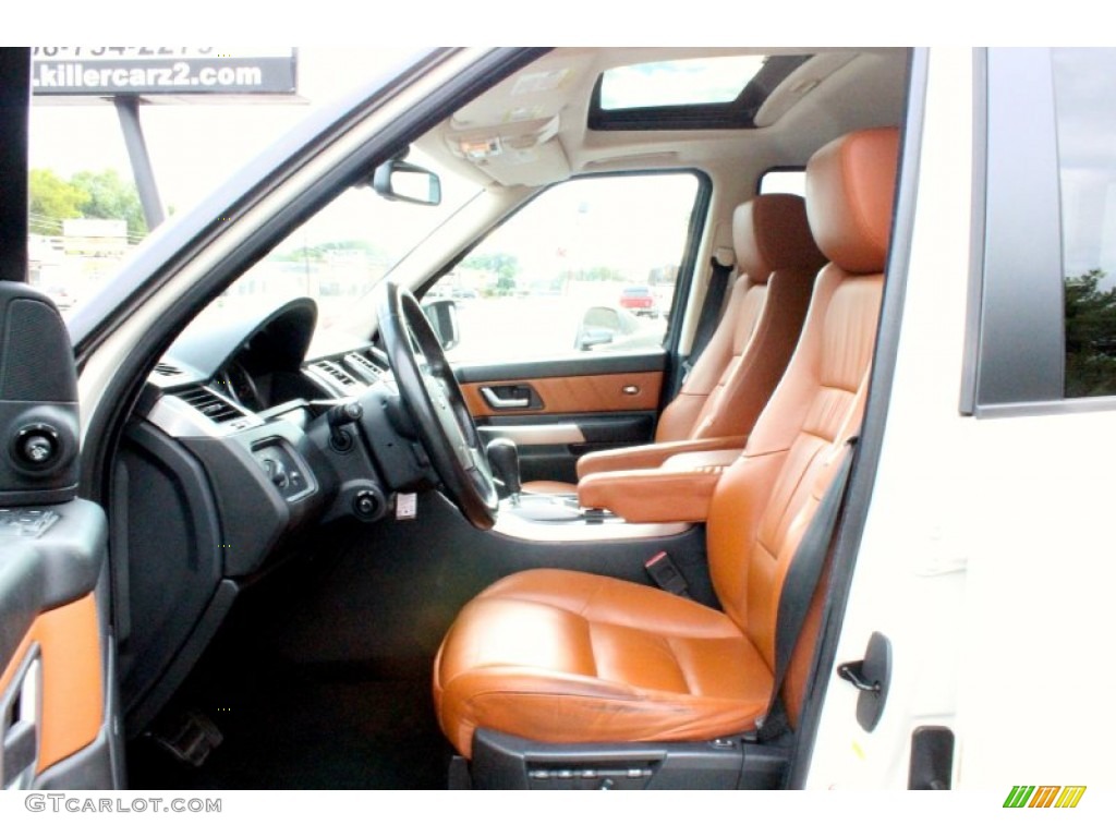 2009 Range Rover Sport Supercharged - Alaska White / Tan/Ebony photo #12