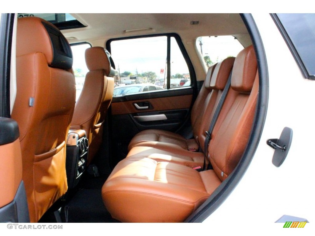 2009 Land Rover Range Rover Sport Supercharged Rear Seat Photo #97353680