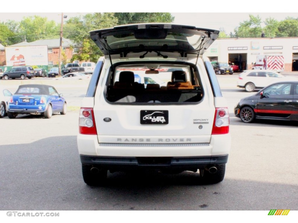2009 Range Rover Sport Supercharged - Alaska White / Tan/Ebony photo #24