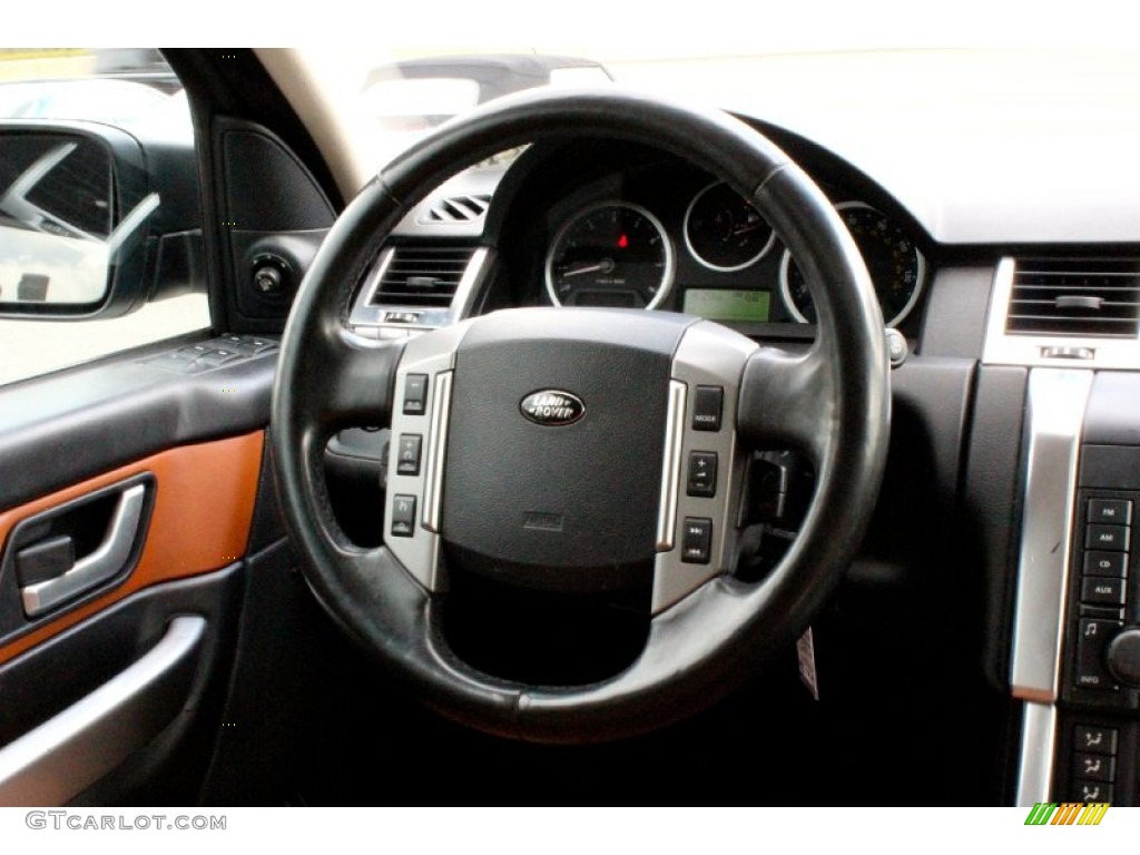 2009 Range Rover Sport Supercharged - Alaska White / Tan/Ebony photo #34