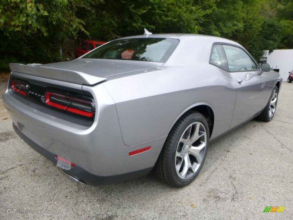 2015 Challenger SXT Plus - Billet Silver Metallic / Black photo #5