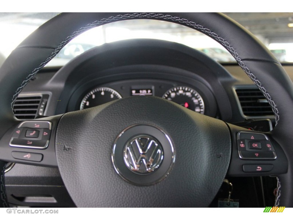 2015 Passat Sport Sedan - Urano Gray / Black/Moonrock Gray photo #18