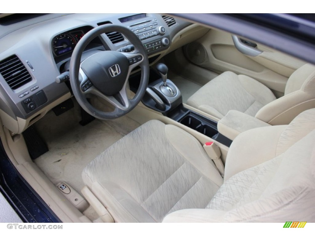 2006 Civic EX Coupe - Magnetic Pearl / Ivory photo #11