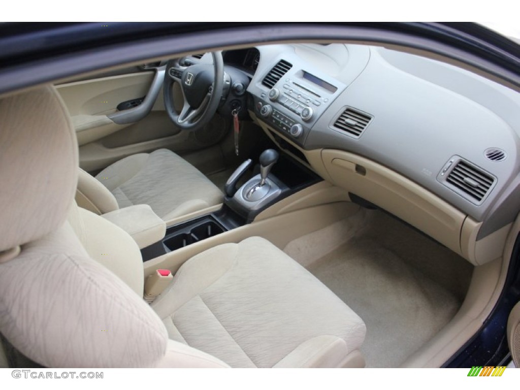 2006 Civic EX Coupe - Magnetic Pearl / Ivory photo #23