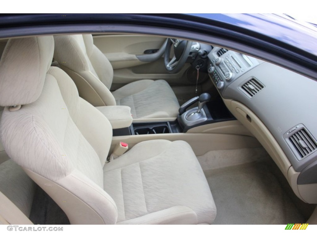2006 Civic EX Coupe - Magnetic Pearl / Ivory photo #24