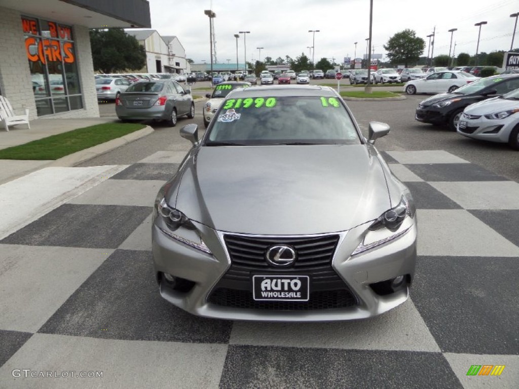 2014 IS 250 - Silver Lining Metallic / Light Gray photo #2