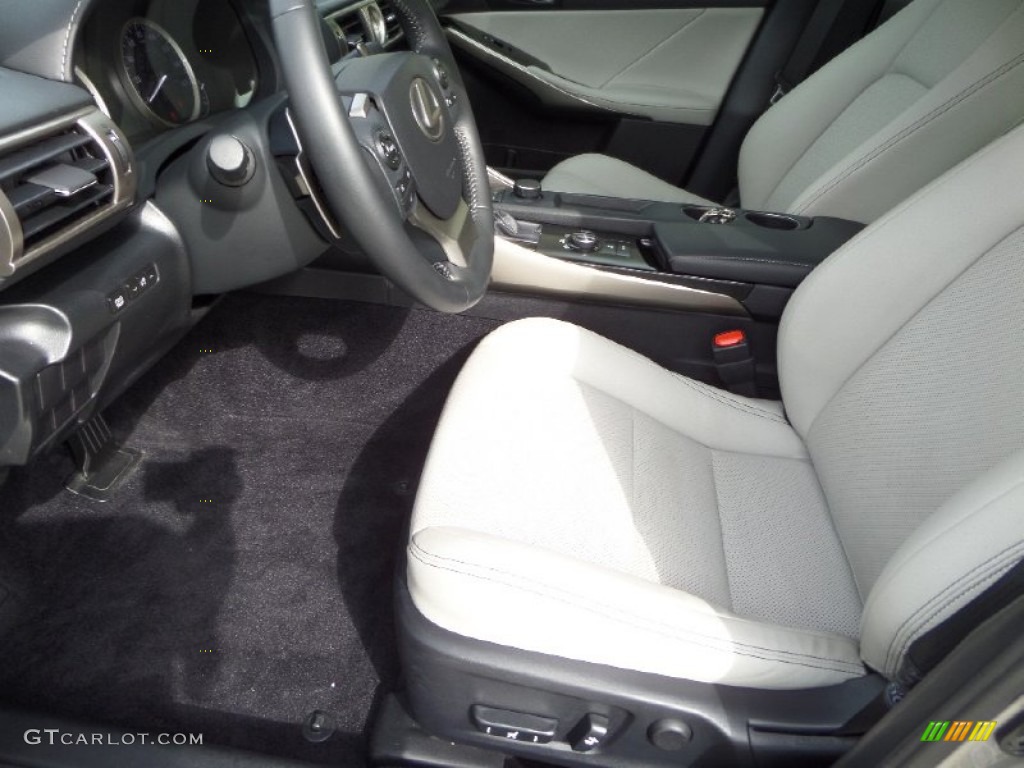 2014 IS 250 - Silver Lining Metallic / Light Gray photo #10