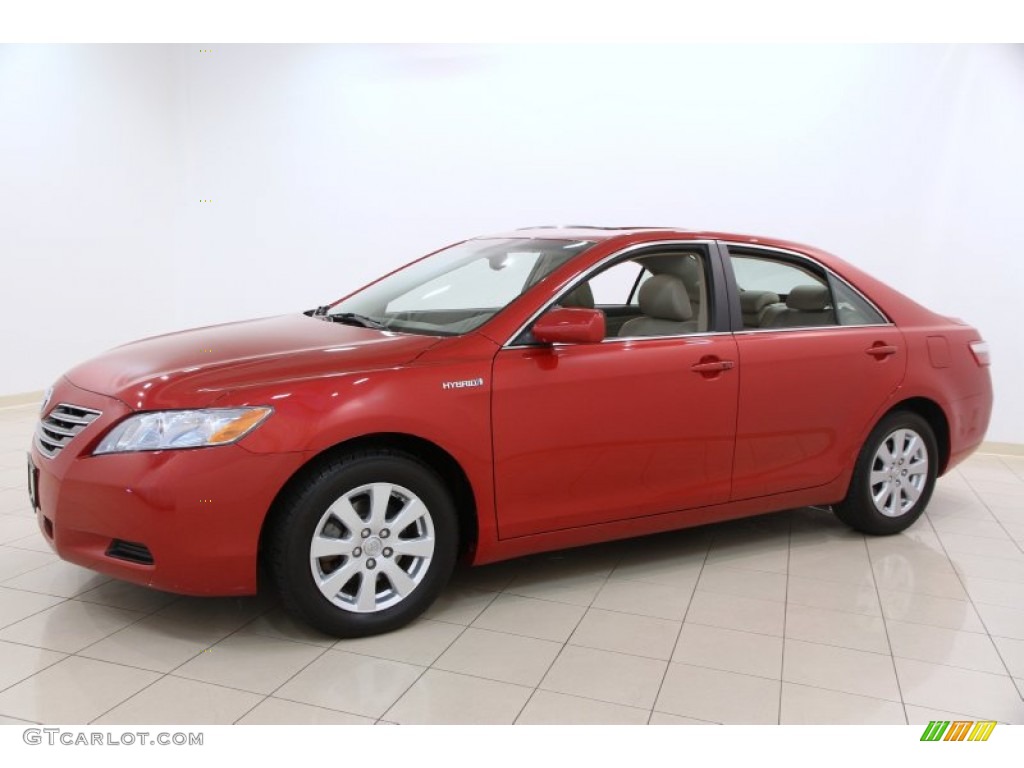 Barcelona Red Metallic 2007 Toyota Camry Hybrid Exterior Photo #97357128