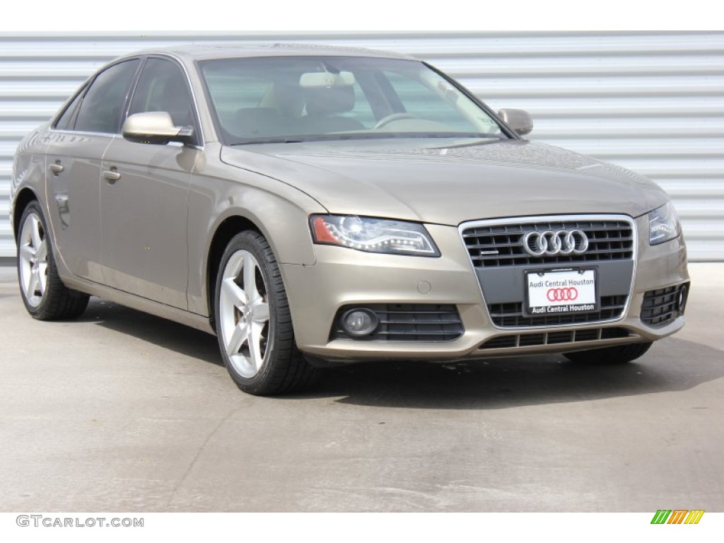 2010 A4 2.0T quattro Sedan - Dakar Beige Metallic / Beige photo #1