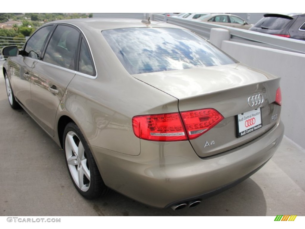 2010 A4 2.0T quattro Sedan - Dakar Beige Metallic / Beige photo #6