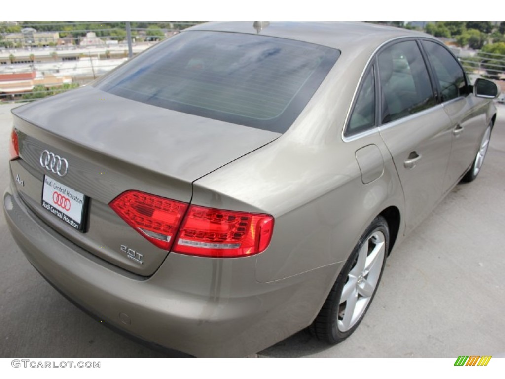 2010 A4 2.0T quattro Sedan - Dakar Beige Metallic / Beige photo #8