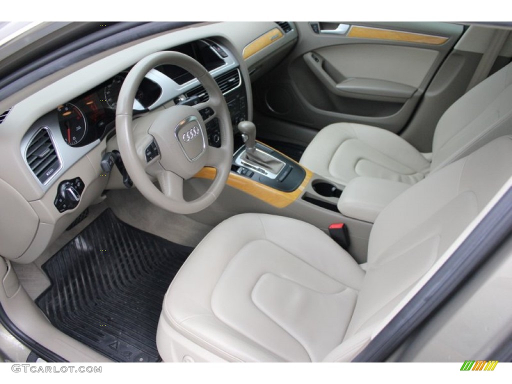 2010 A4 2.0T quattro Sedan - Dakar Beige Metallic / Beige photo #12