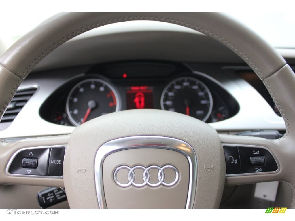 2010 A4 2.0T quattro Sedan - Dakar Beige Metallic / Beige photo #20