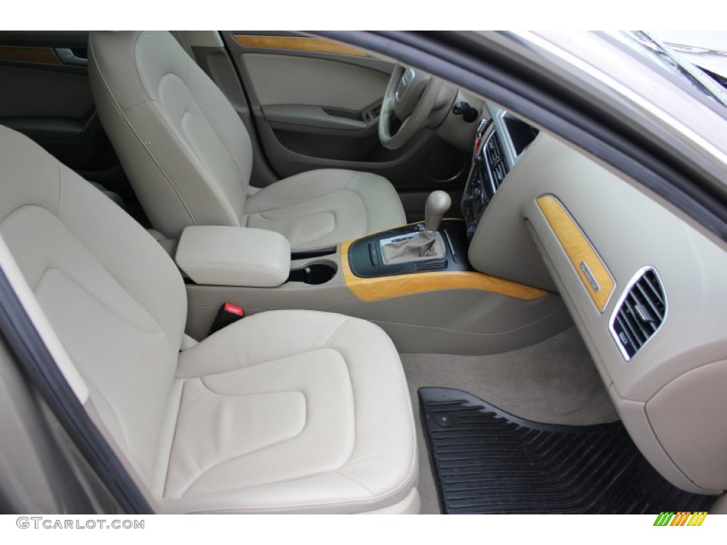 2010 A4 2.0T quattro Sedan - Dakar Beige Metallic / Beige photo #35