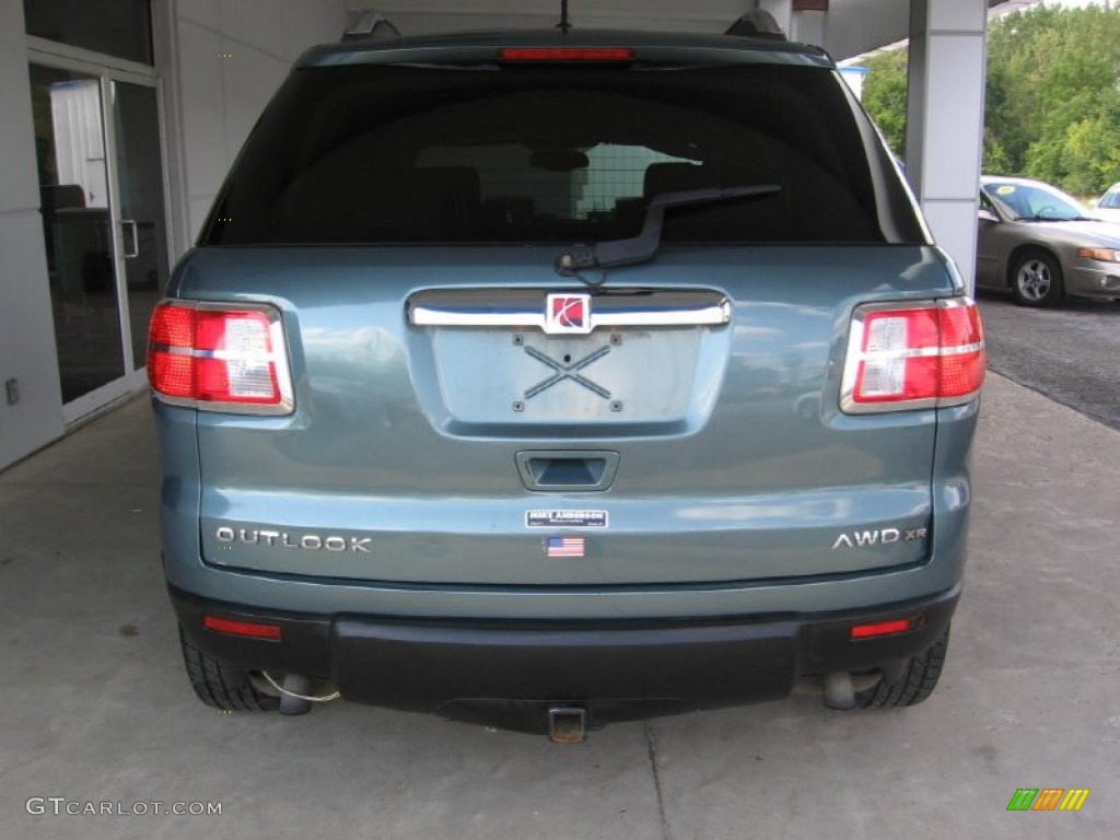 2009 Outlook XR AWD - Silver Moss Green / Black photo #20