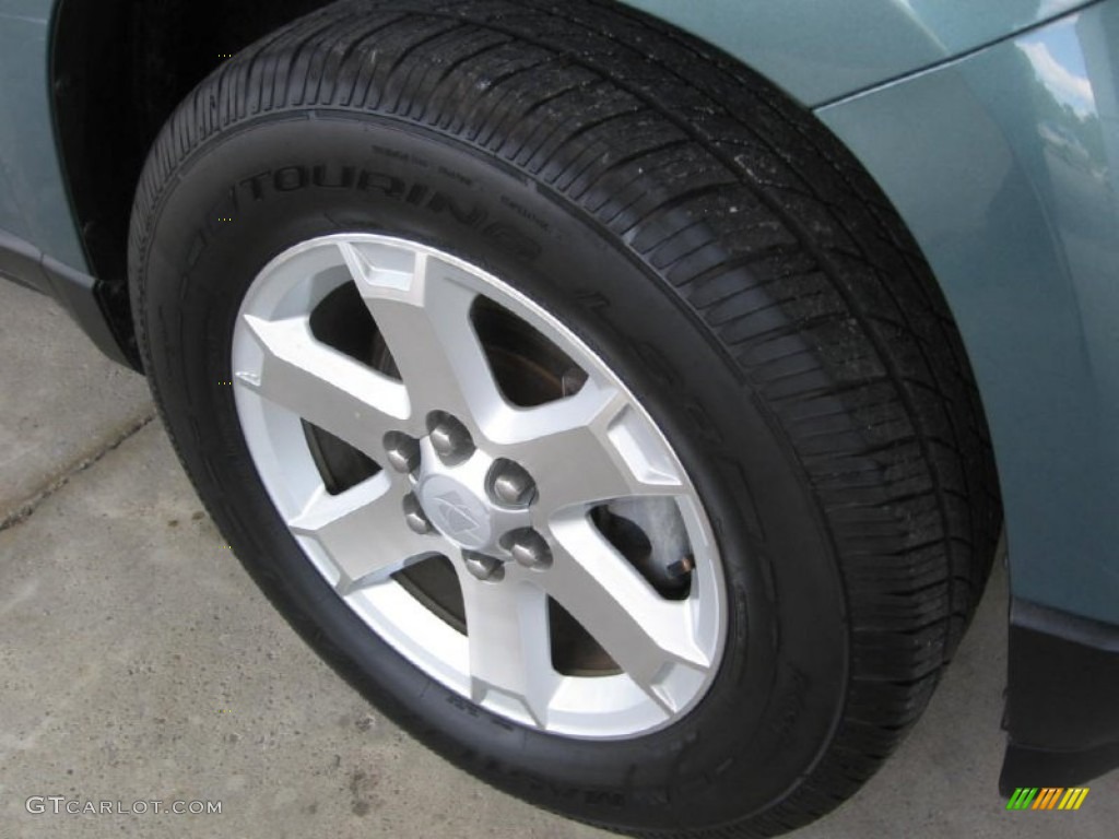 2009 Outlook XR AWD - Silver Moss Green / Black photo #23