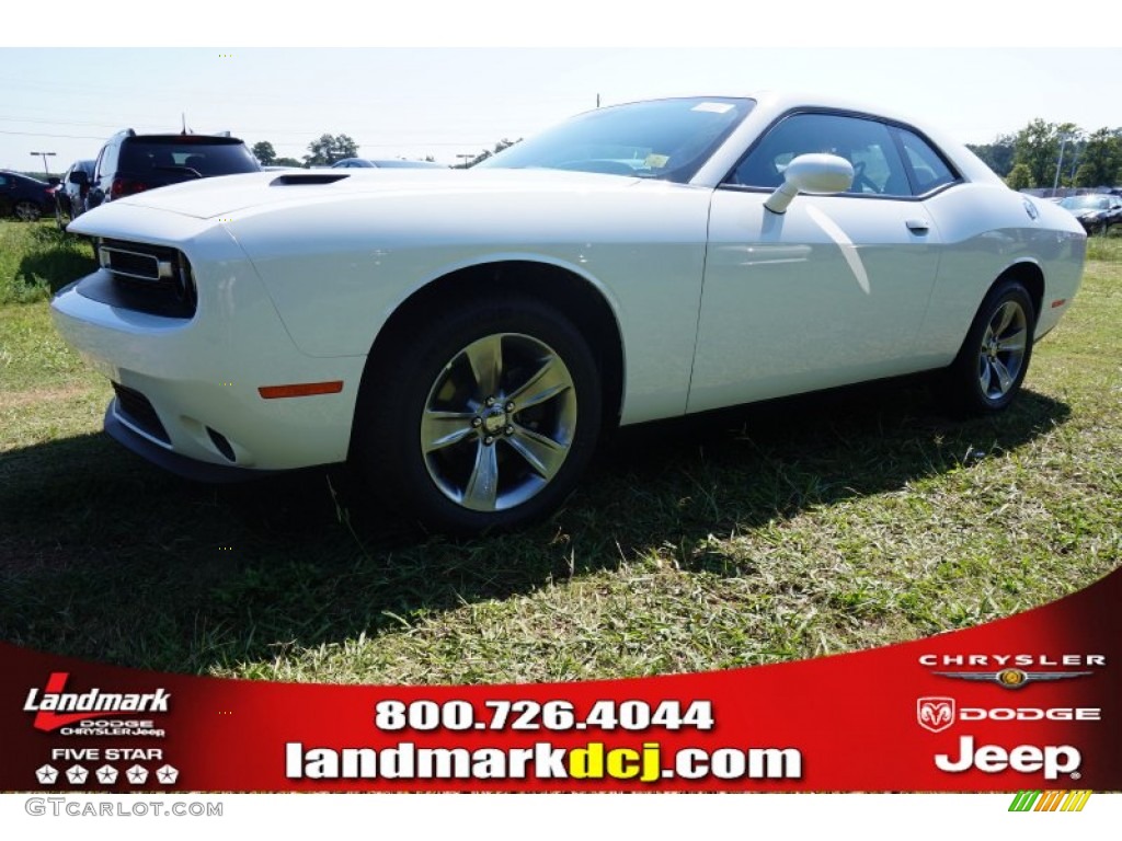 2015 Challenger SXT - Bright White / Black photo #1