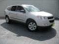 Silver Ice Metallic 2010 Chevrolet Traverse LS