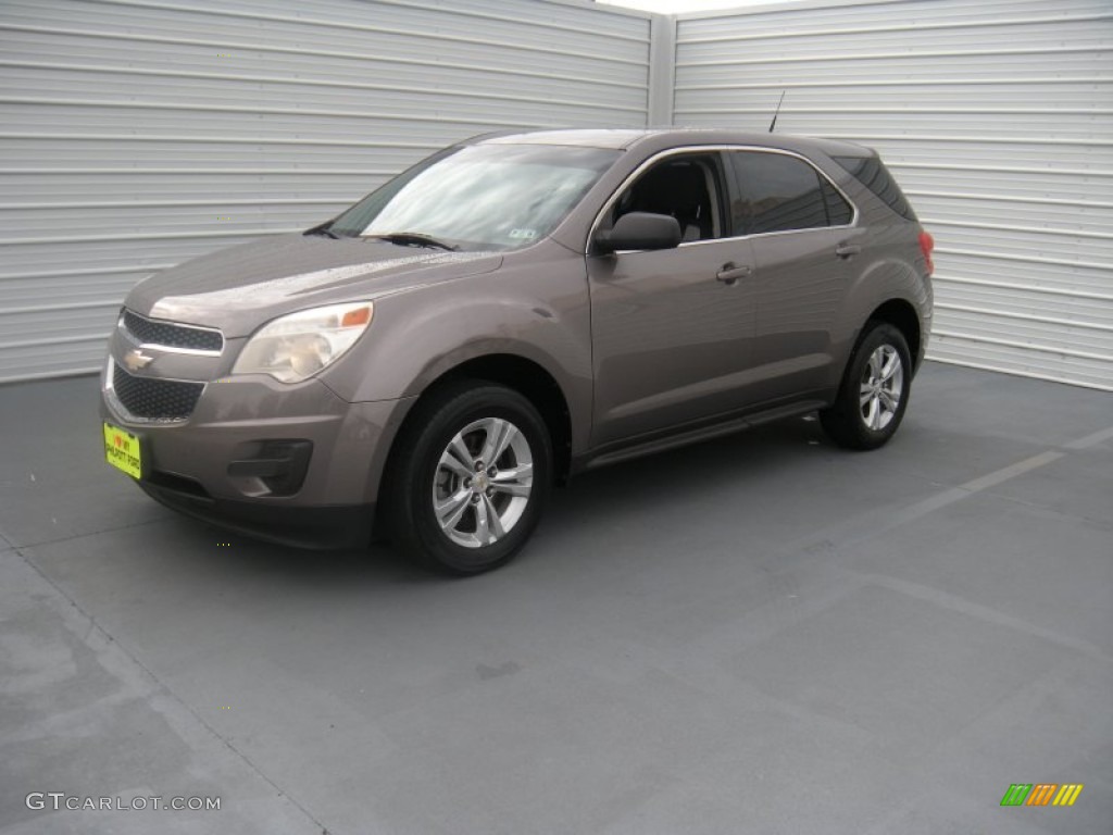 2010 Equinox LS - Mocha Steel Metallic / Jet Black/Light Titanium photo #4