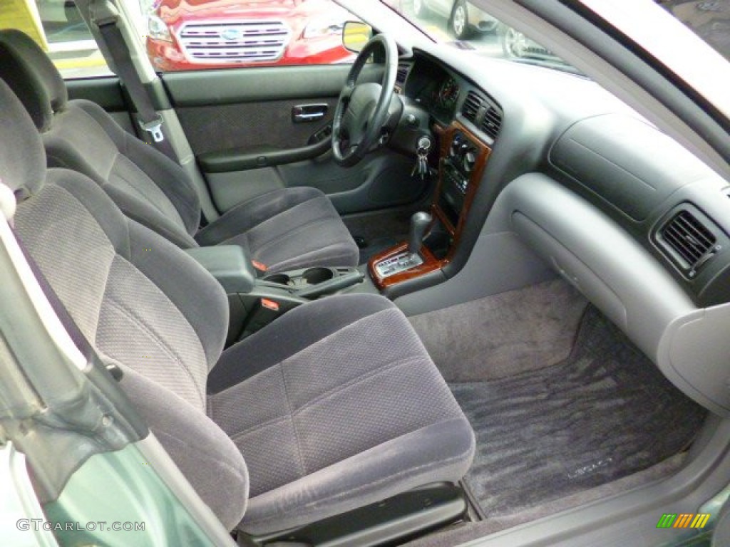 2003 Legacy L Sedan - Seamist Green Pearl / Gray photo #4