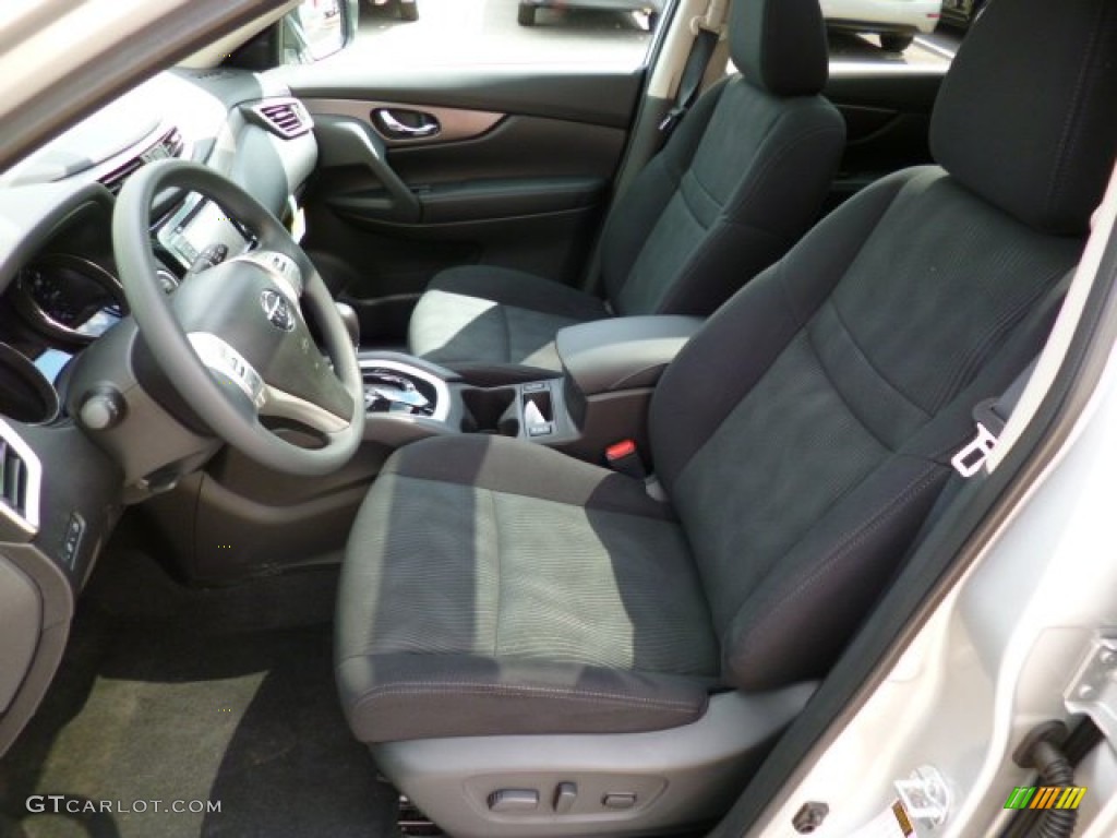 Charcoal Interior 2015 Nissan Rogue SV AWD Photo #97369680
