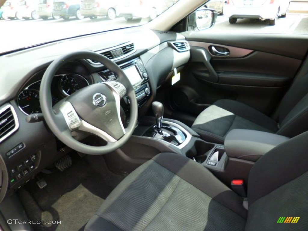 Charcoal Interior 2015 Nissan Rogue SV AWD Photo #97369701