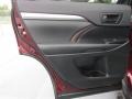 Black 2015 Toyota Highlander LE Door Panel