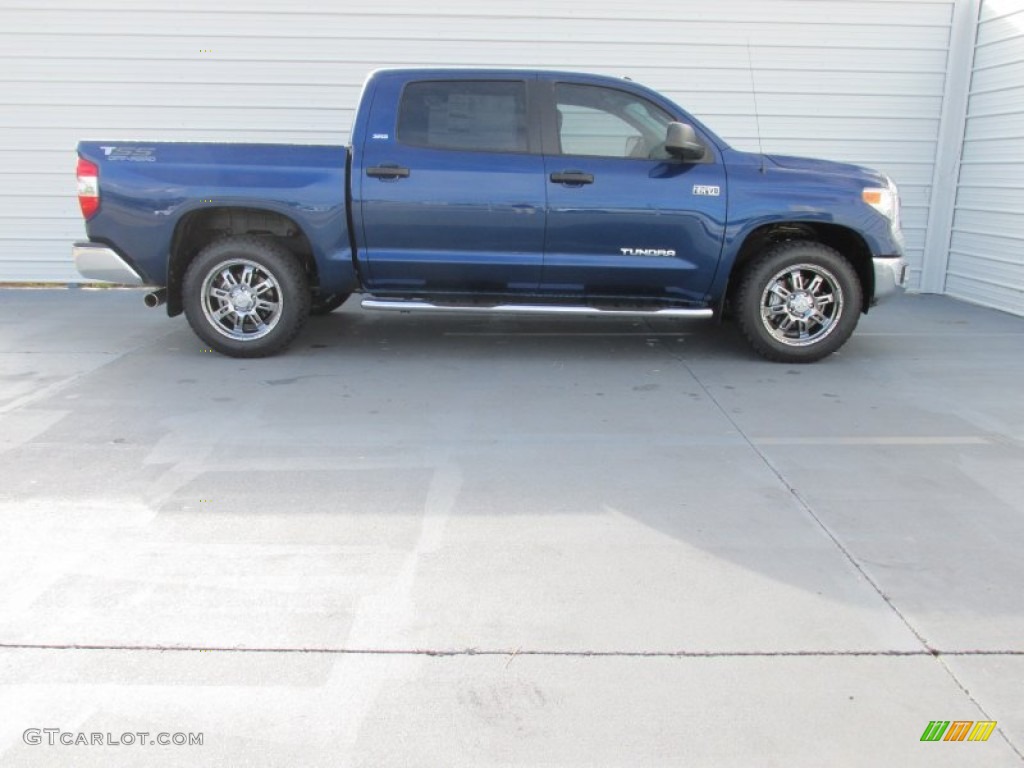 2014 Tundra SR5 Crewmax - Blue Ribbon Metallic / Graphite photo #3