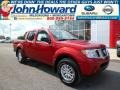 2015 Lava Red Nissan Frontier SV Crew Cab 4x4  photo #1