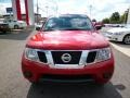 2015 Lava Red Nissan Frontier SV Crew Cab 4x4  photo #2