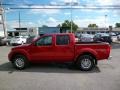 2015 Lava Red Nissan Frontier SV Crew Cab 4x4  photo #4