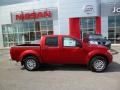 2015 Lava Red Nissan Frontier SV Crew Cab 4x4  photo #8