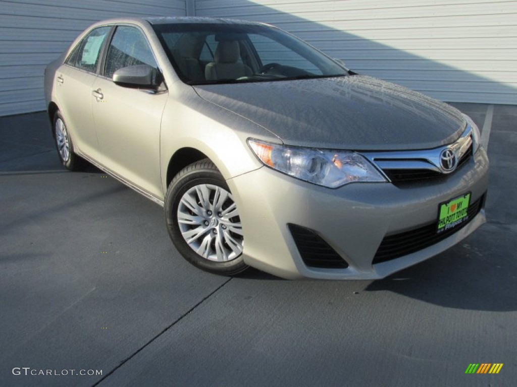 2014 Camry LE - Creme Brulee Metallic / Ivory photo #1