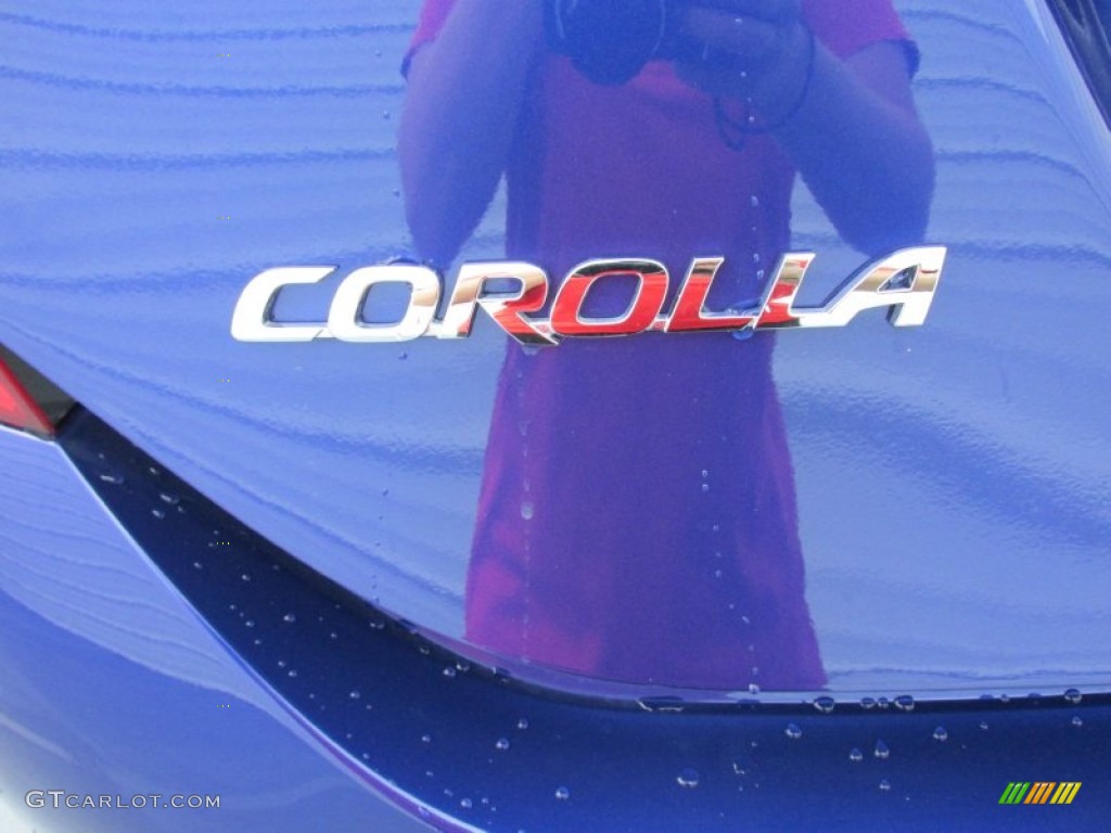 2014 Corolla S - Blue Crush Metallic / Black photo #14
