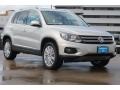 White Gold Metallic 2015 Volkswagen Tiguan SE