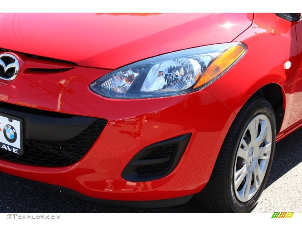 2012 MAZDA2 Sport - True Red / Black photo #28