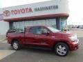 2007 Salsa Red Pearl Toyota Tundra Limited Double Cab 4x4  photo #2