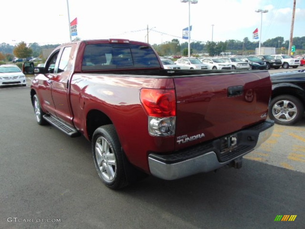 2007 Tundra Limited Double Cab 4x4 - Salsa Red Pearl / Graphite Gray photo #7