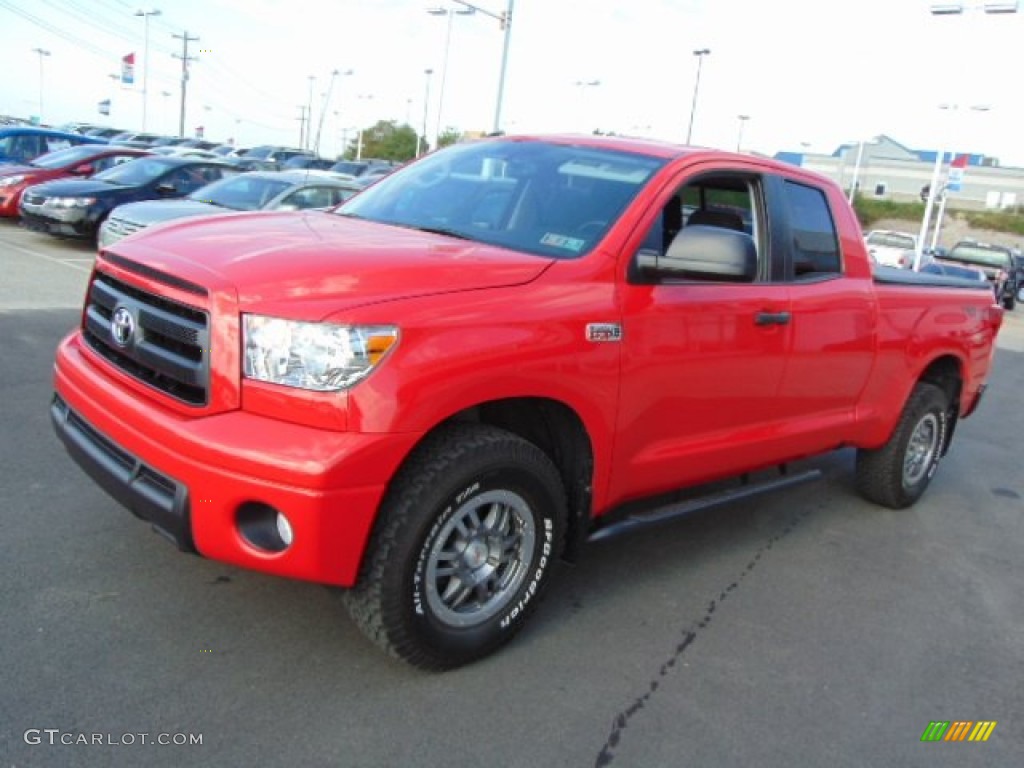 2012 Tundra TRD Rock Warrior Double Cab 4x4 - Radiant Red / Black photo #5
