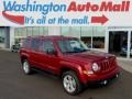 Deep Cherry Red Crystal Pearl 2013 Jeep Patriot Latitude 4x4