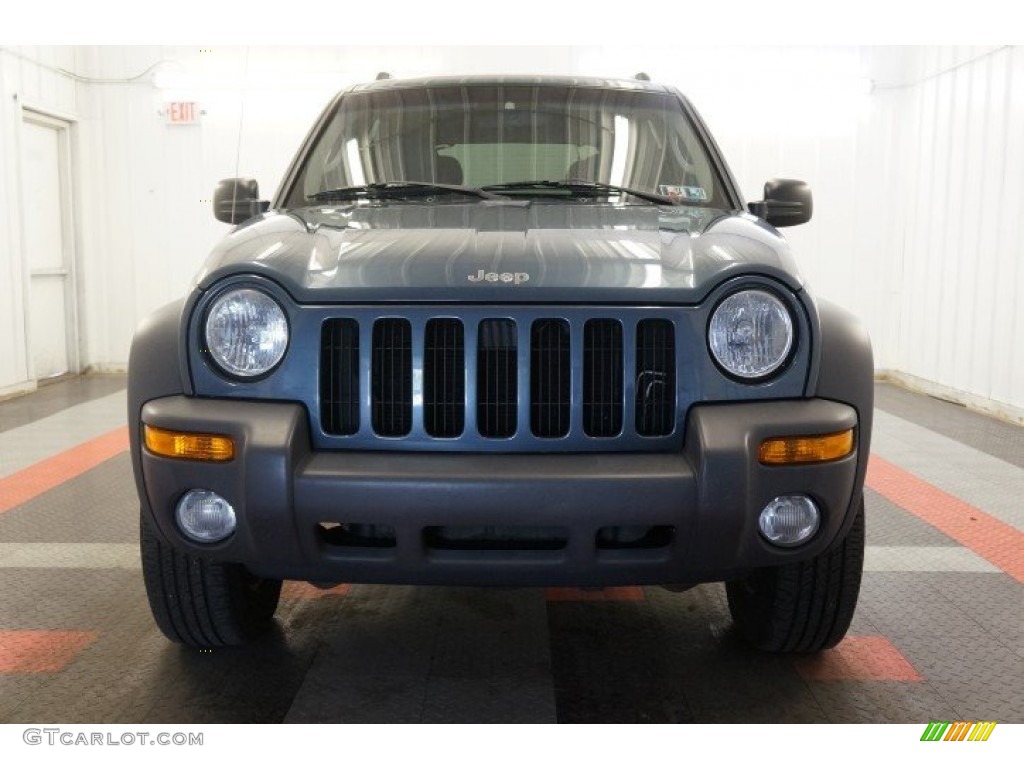 2002 Liberty Sport 4x4 - Steel Blue Pearlcoat / Dark Slate Gray photo #4