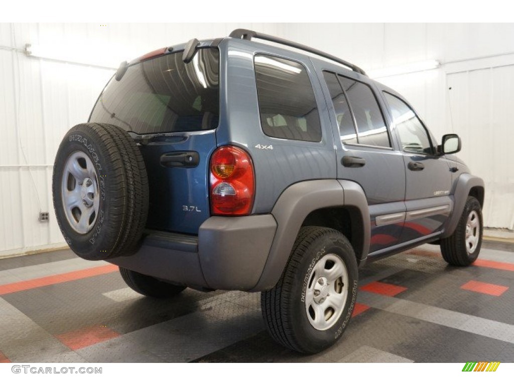 2002 Liberty Sport 4x4 - Steel Blue Pearlcoat / Dark Slate Gray photo #8