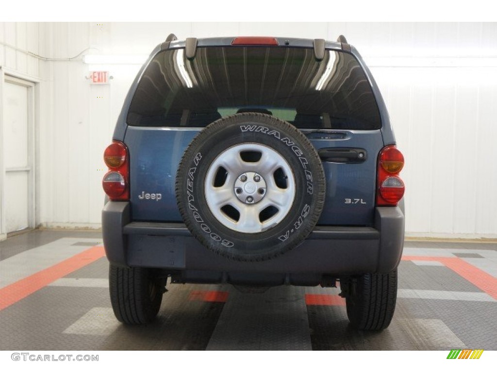 2002 Liberty Sport 4x4 - Steel Blue Pearlcoat / Dark Slate Gray photo #9