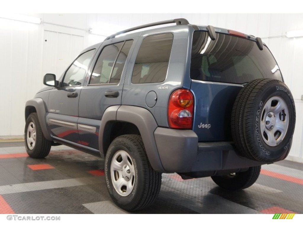 2002 Liberty Sport 4x4 - Steel Blue Pearlcoat / Dark Slate Gray photo #10