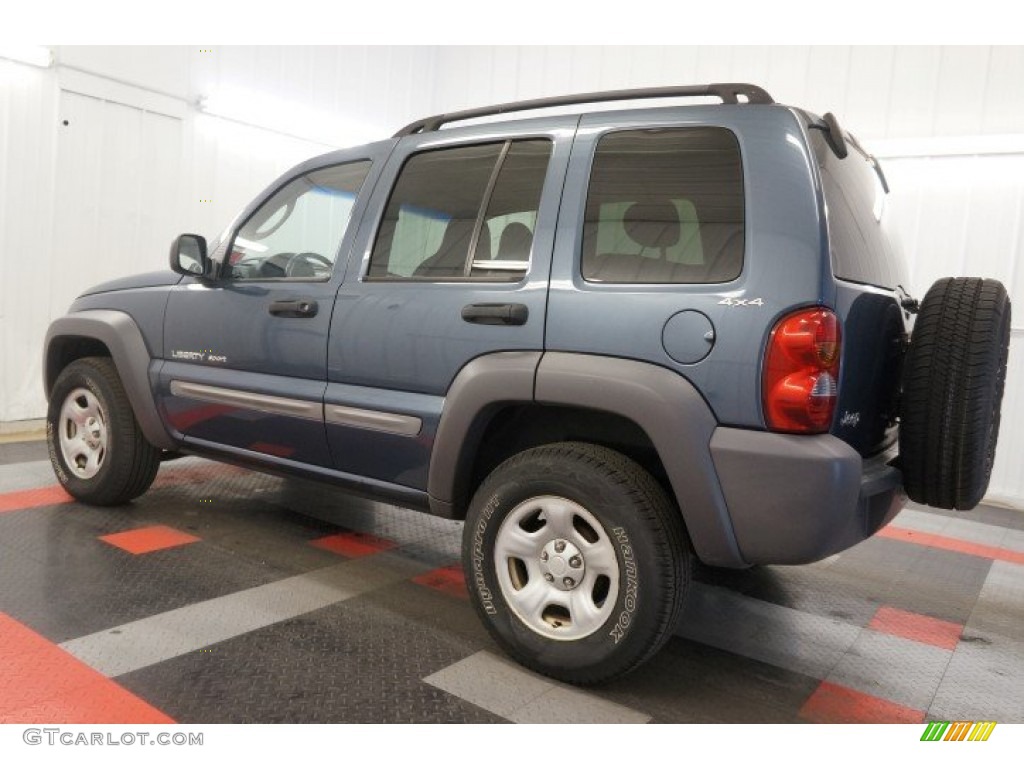 2002 Liberty Sport 4x4 - Steel Blue Pearlcoat / Dark Slate Gray photo #11