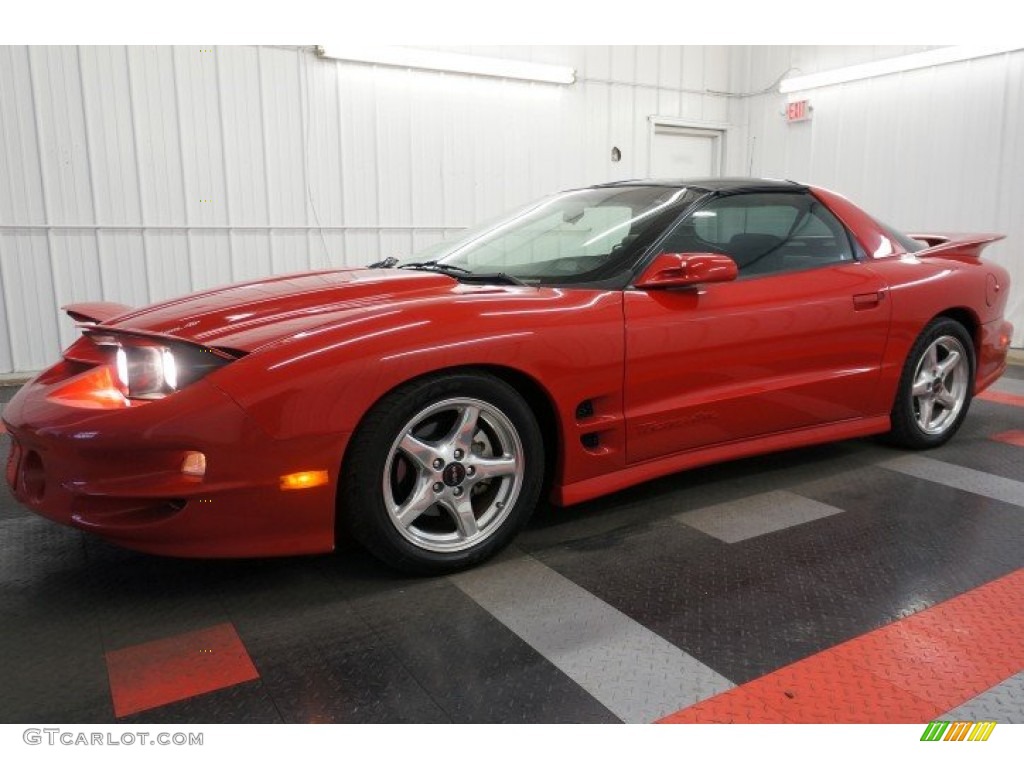 2000 Firebird Trans Am Coupe - Bright Red / Ebony photo #2