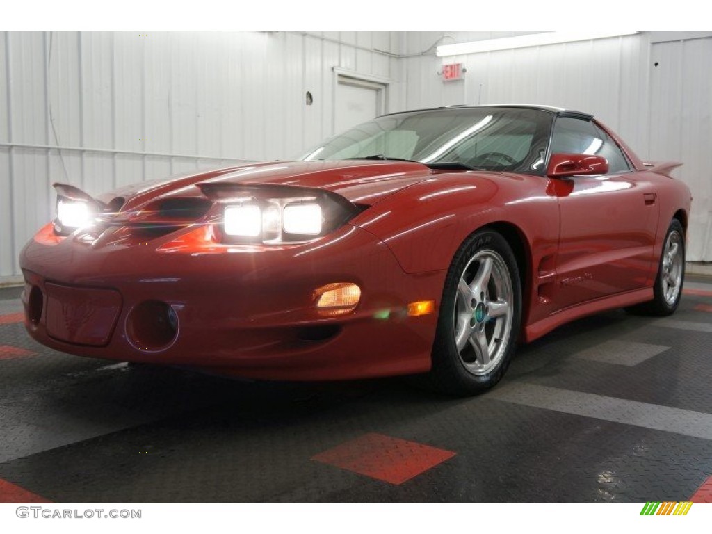 2000 Firebird Trans Am Coupe - Bright Red / Ebony photo #3
