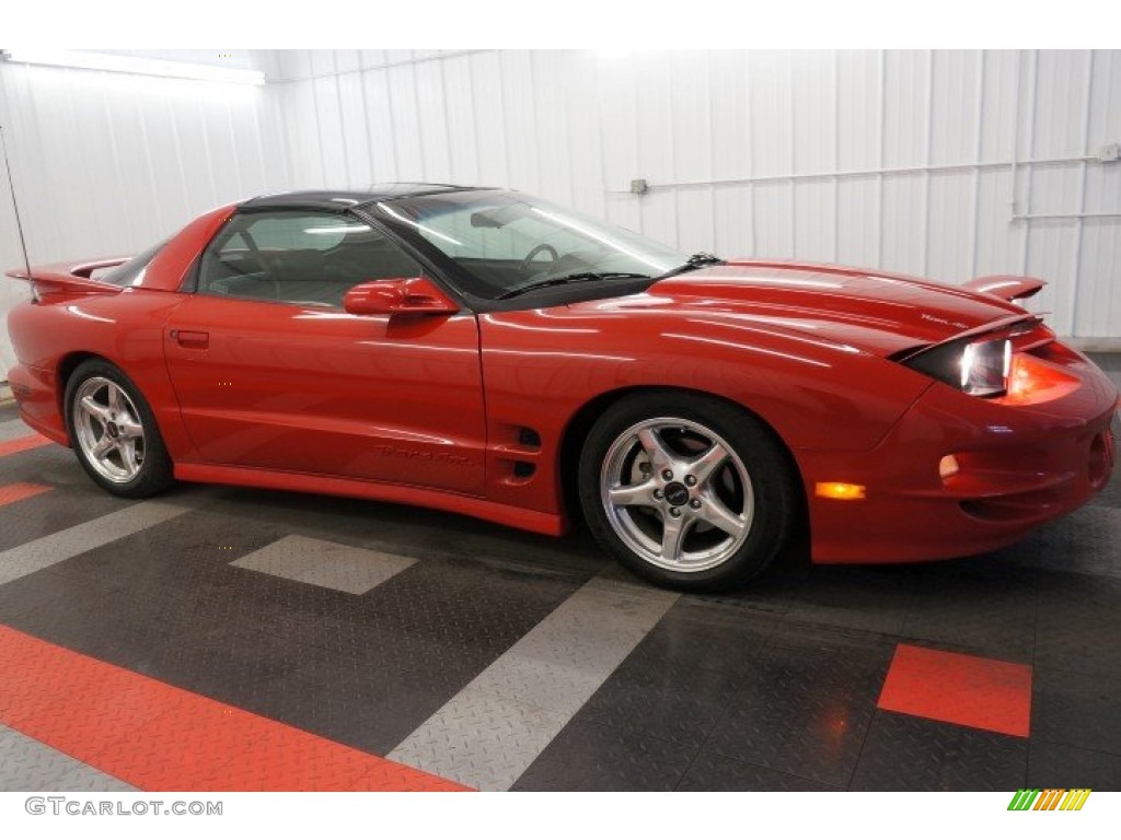2000 Firebird Trans Am Coupe - Bright Red / Ebony photo #6