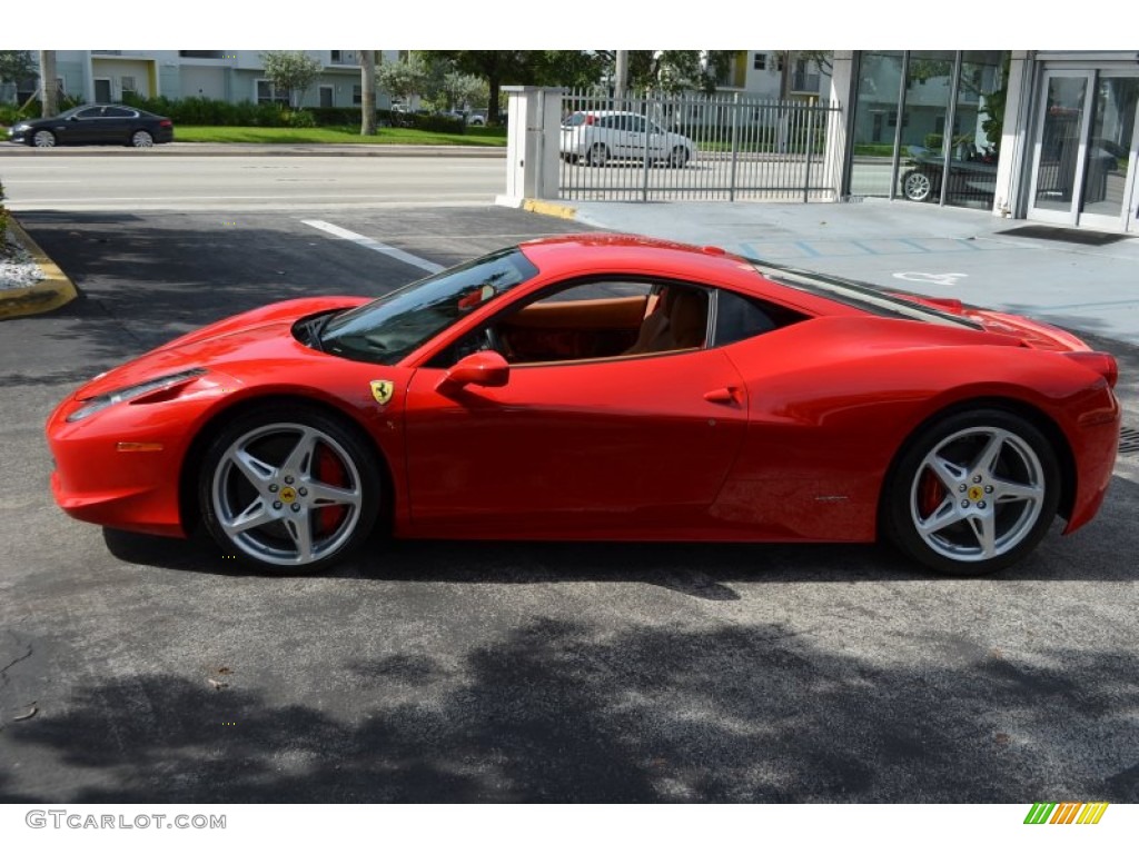 2010 458 Italia - Rosso Corsa (Red) / Beige photo #9