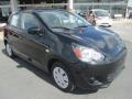 2015 Mystic Black Mitsubishi Mirage DE  photo #1